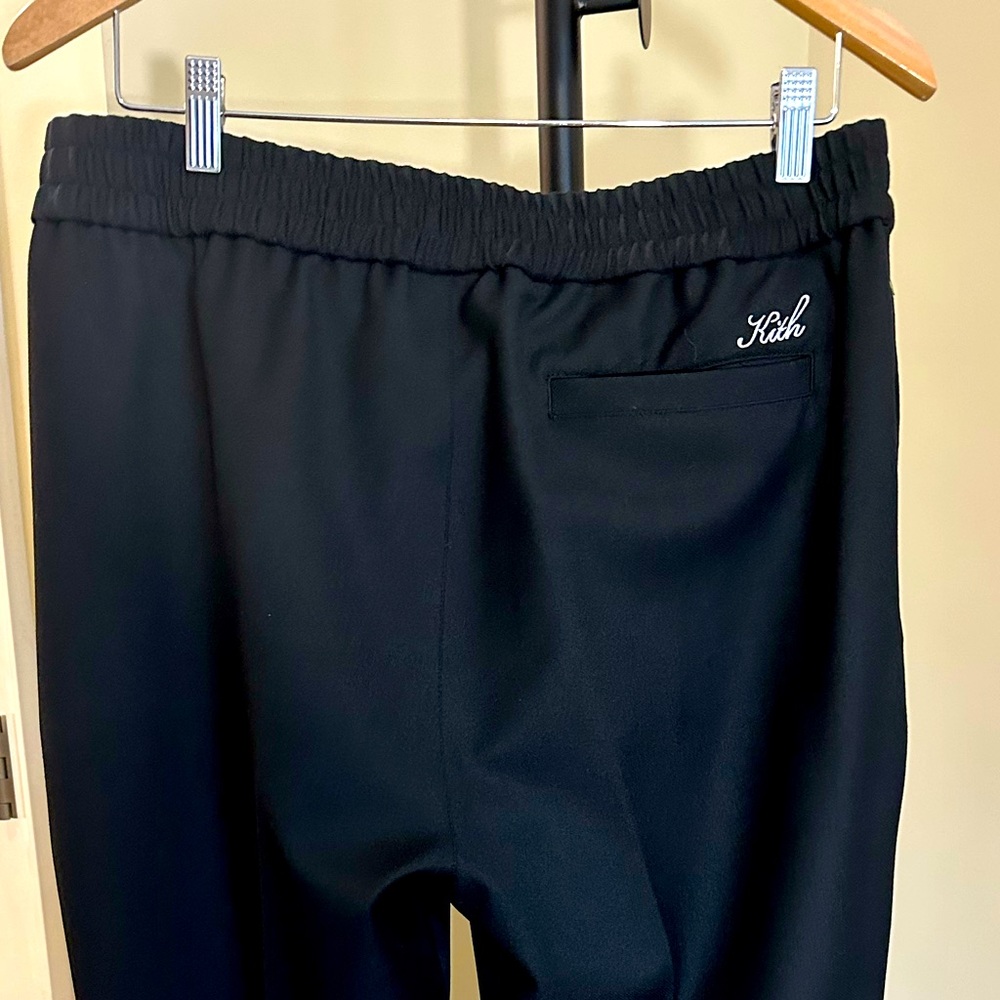 Kith Chatham Pant elastic waist color Black size Large